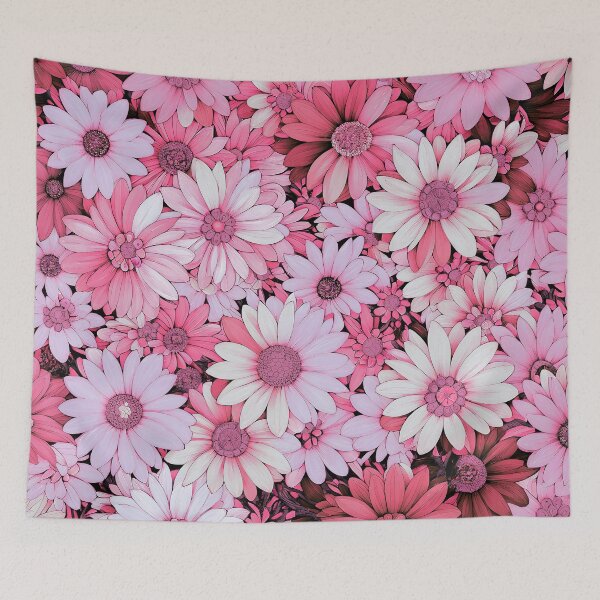 Item preview, Maximalist Floral Display Flowers Seen From Above - Bohemian Blooms 4 of 4 designed and sold by Beachy.
