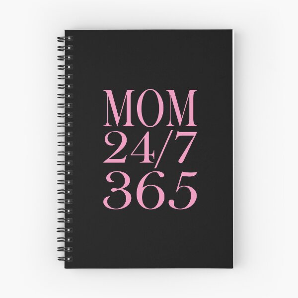 Item preview, Mom saying - 24/7 365 Day a Year - funny sayings designed and sold by LioPart.
