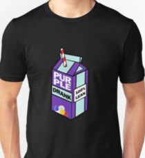 Lila drank Flasche / Ziegel Unisex T-Shirt