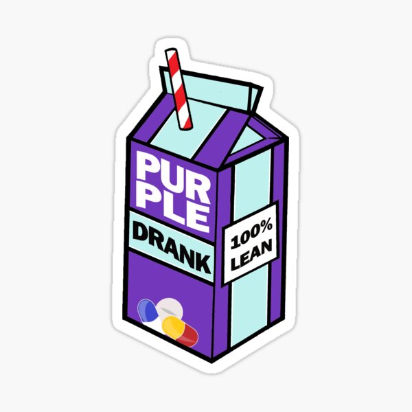 Purple drank bottle / brick Sticker