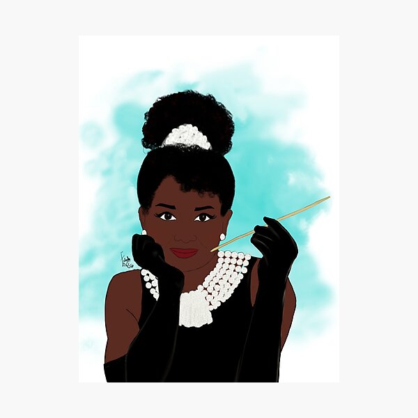 What would Audrey do? Photographic Print