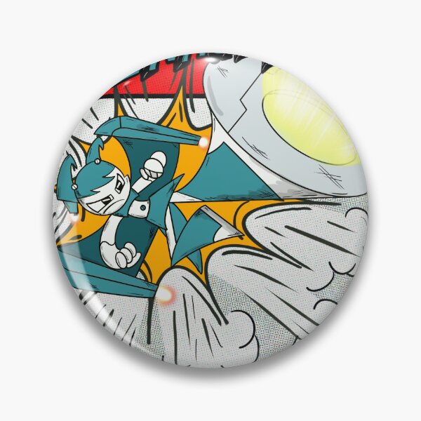 My Life as a Teenage Robot Jenny Y2k Aesthetic Pinback Button 