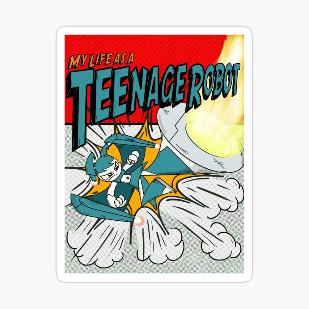 MLAATR - XJ-9 a.k.a. Jenny Smiling Sticker for Sale by mvelas17