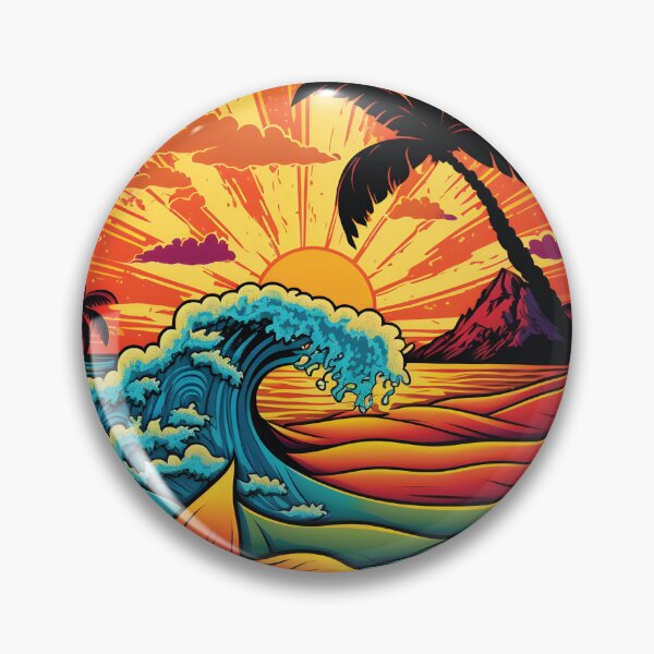 Item preview, Island View Sunset designed and sold by DesignRebel138.