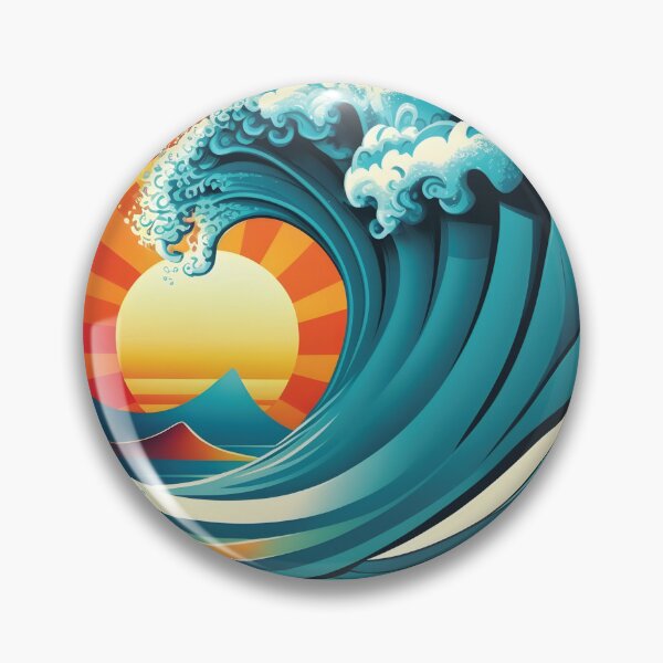 Item preview, Sunset wave designed and sold by DesignRebel138.