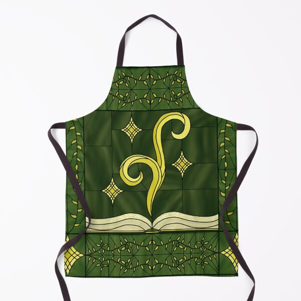 Item preview, Stained-Glass Grimoire (yellow & green) designed and sold by PaganArtisan.
