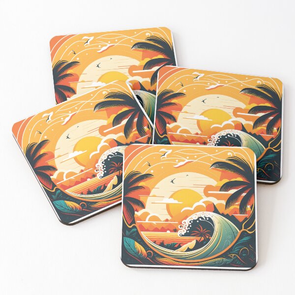 Item preview, Sunset wave designed and sold by DesignRebel138.