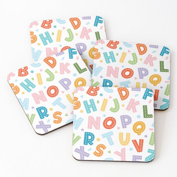 Item preview, Vibrant Alphabets - Bright Colorful Letters designed and sold by NancyDzines.