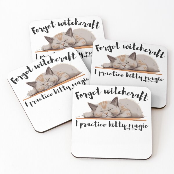 Item preview, Forget witchcraft, I practice kitty magic designed and sold by GoatAndCamel.