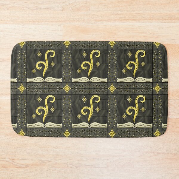 Item preview, Stained-Glass Grimoire (yellow & grey) designed and sold by PaganArtisan.