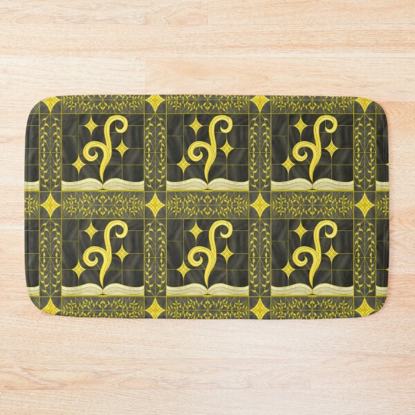 Item preview, Stained-Glass Grimoire (yellow & grey 2) designed and sold by PaganArtisan.