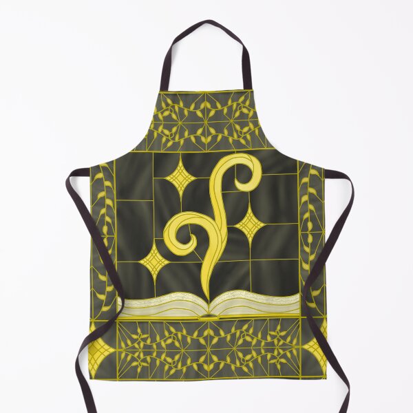 Item preview, Stained-Glass Grimoire (yellow & grey 2) designed and sold by PaganArtisan.
