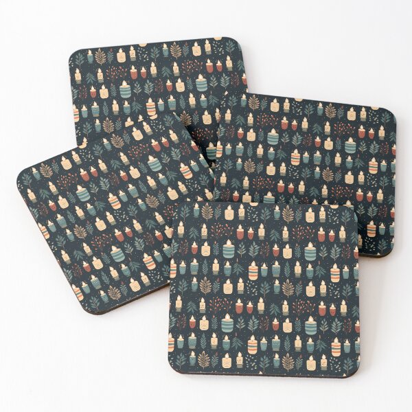 Item preview, Hygge Christmas Candles, Nordic Style designed and sold by VintageFlorals.