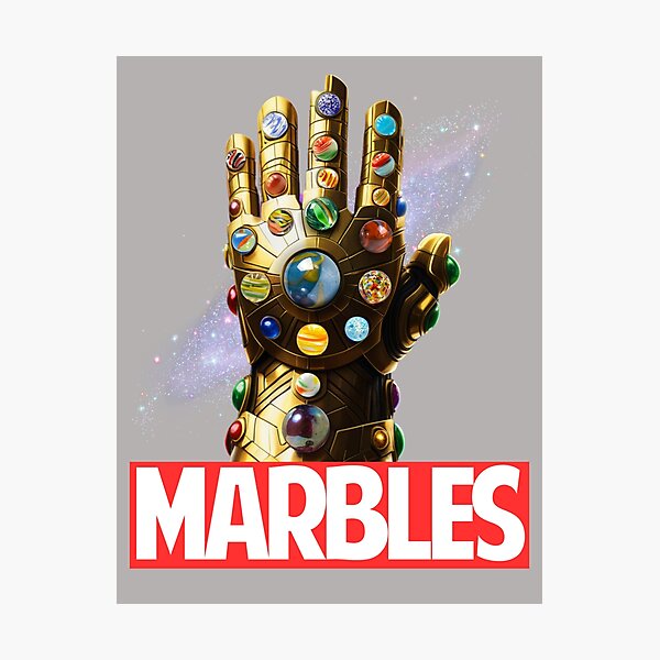 Item preview, Marble Gauntlet - Infinity Marbles designed and sold by Simontology.