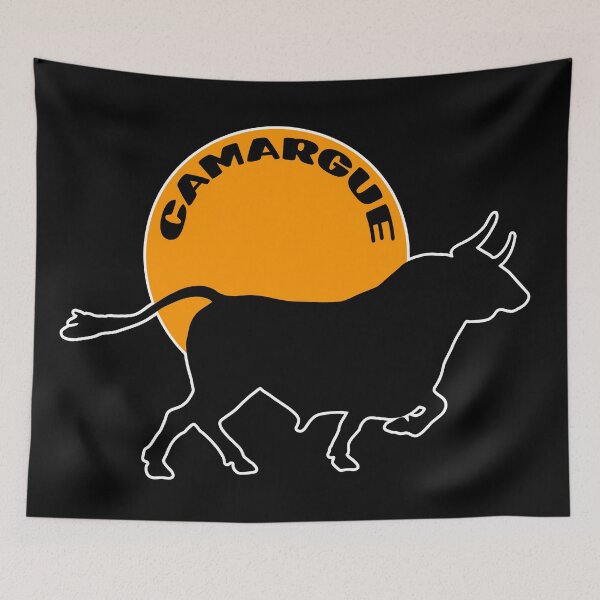 Item preview, Black Camargue bull at sunset designed and sold by Astralia.