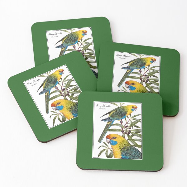 Item preview, Green Rosella : Australian Tropical Bird Print designed and sold by posterbobs.