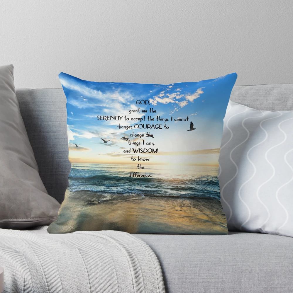 Serenity - Square and Horizontal Decorative Throw Pillow