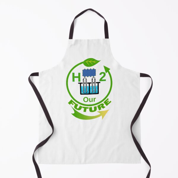 Item preview, H2 Our FUTURE - Hydrogen Cell encircled by a eco-friendly symbol. designed and sold by Oaks Creations.