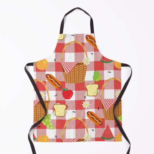 Item preview, gingham picnic basket ants retro  designed and sold by Gossip Rag.
