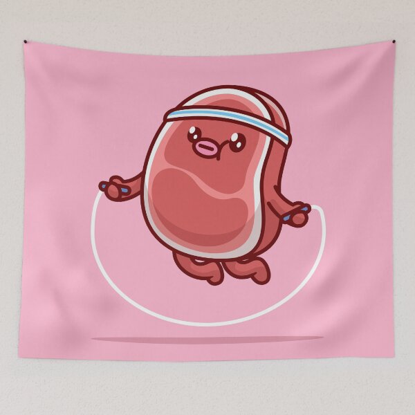 Item preview, Playful Beef Steak: Cartoon Vector Illustration designed and sold by hjian8219.