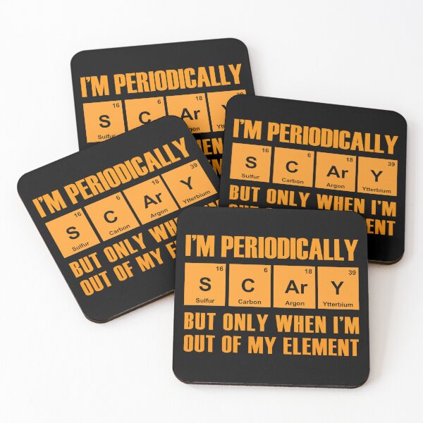 Item preview, Periodically Scary Element - Halloween Scary Periodic designed and sold by molamode.