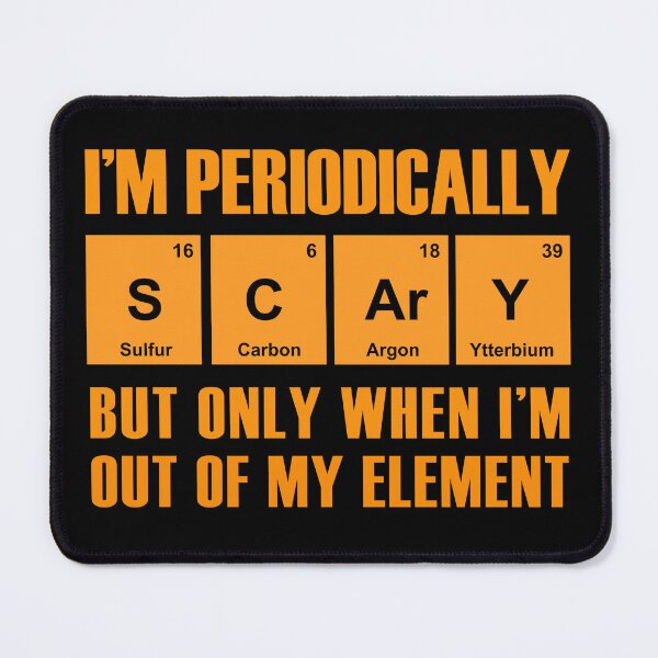 Item preview, Periodically Scary Element - Halloween Scary Periodic designed and sold by molamode.