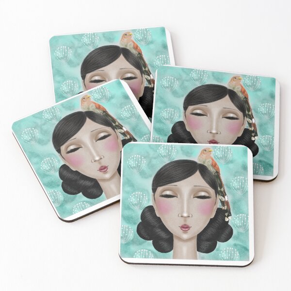 Item preview, Lady with bird designed and sold by Karoly Vicuña.