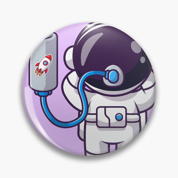 Artikelvorschau, Astro-Breath: Niedliche Astronauten-Cartoon-Vektor-Illustration entworfen und verkauft von hjian8219.
