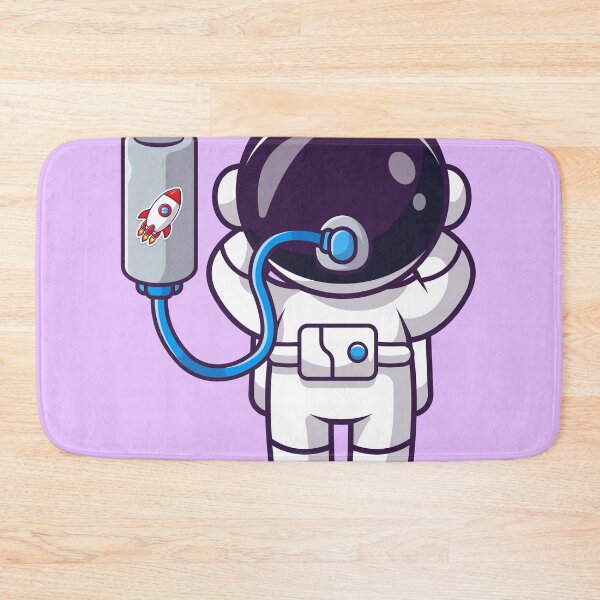 Item preview, Astro-Breath: Cute Astronaut Cartoon Vector Illustration designed and sold by hjian8219.