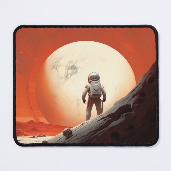 Item preview, Astronaut Watching Moonrise on Mars designed and sold by Peter LOPEZ.