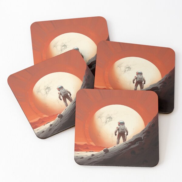 Item preview, Astronaut Watching Moonrise on Mars designed and sold by Peter LOPEZ.