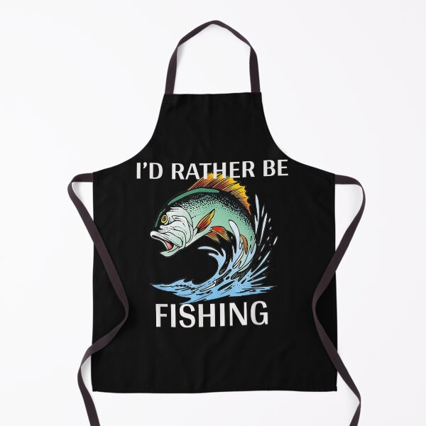 Item preview, I'd RATHER BE FISHING T SHIRT,Funny Bass Fishing designed and sold by JosephRoldan.
