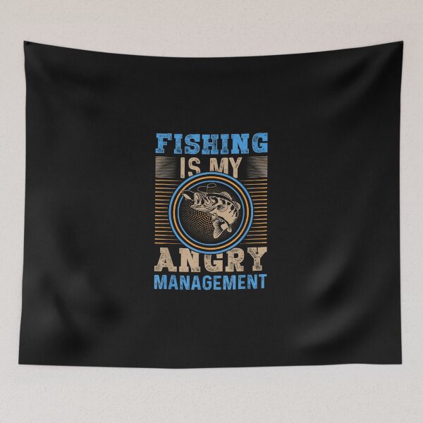 Item preview, Fishing Is My Angry Management Fishing designed and sold by JosephRoldan.
