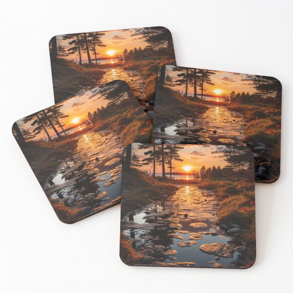 Item preview, Finnish Summer Scene during the Midnight Sun designed and sold by SteadyRolling.