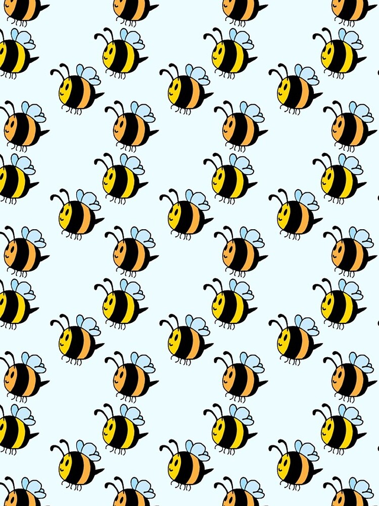 Chubby Bees by GroglioArt