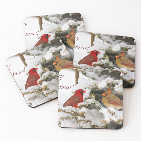 Item preview, Cardinals Christmas Card designed and sold by MIRCEA COSTINA.