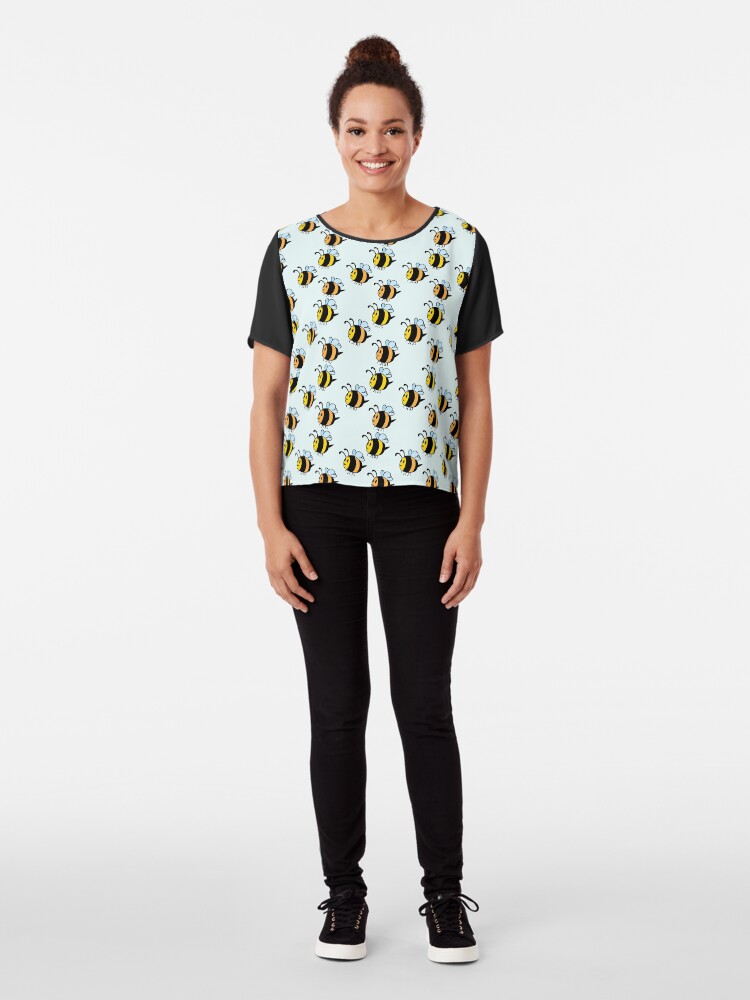 Alternate view of Chubby Bees Chiffon Top