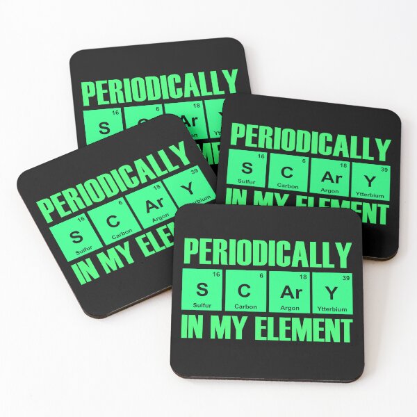Item preview, Periodically Scary In My Element - Scary Elements designed and sold by molamode.