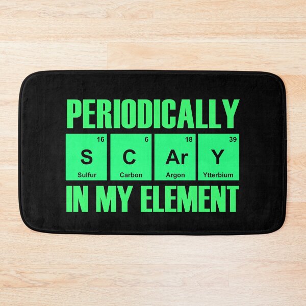 Item preview, Periodically Scary In My Element - Scary Elements designed and sold by molamode.