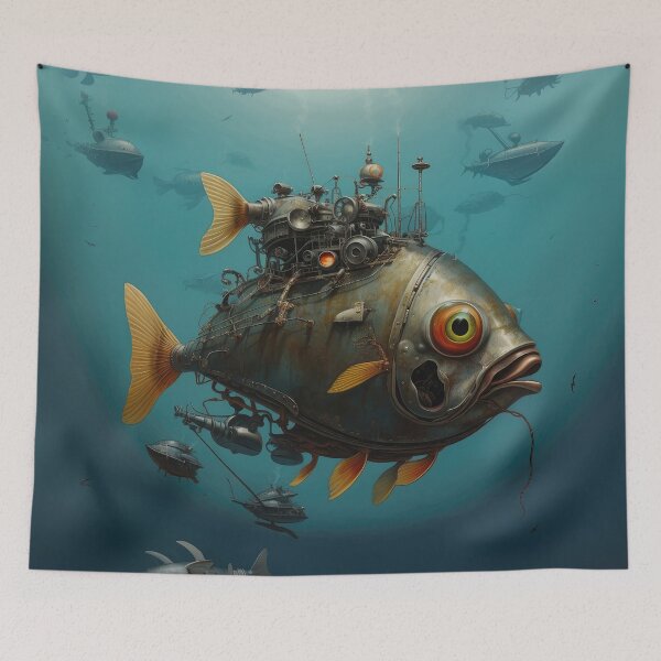 Item preview, Steampunk Fish to Rule the Sea designed and sold by Peter LOPEZ.
