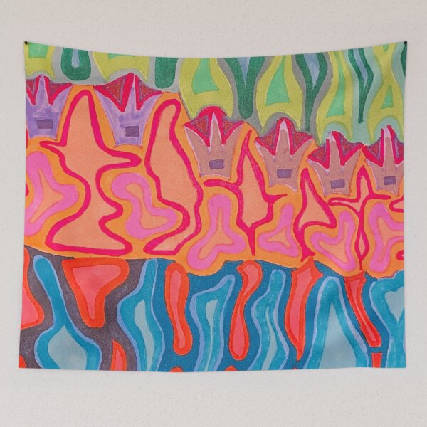 Item preview, Bright Abstract Jungle designed and sold by artbyalette.