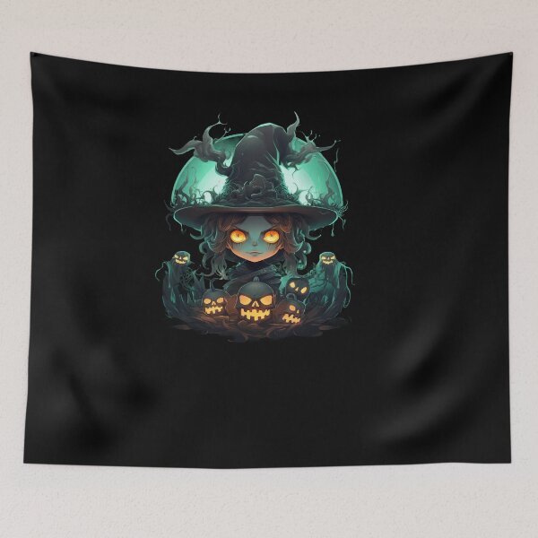 Item preview, Witch Halloween Skull Night Scary Funny Pumpkin Halloween designed and sold by smartrocket.