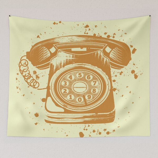 Item preview, Retro Rotary Telephone designed and sold by piedaydesigns.