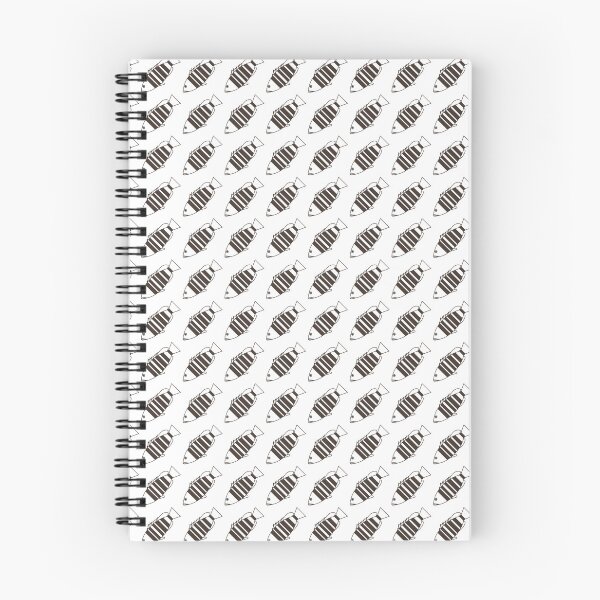 Item preview, Adorable Bar Cod Fish in Black Coffee and White designed and sold by fruttidimare.