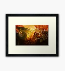 Dark passion Framed Print