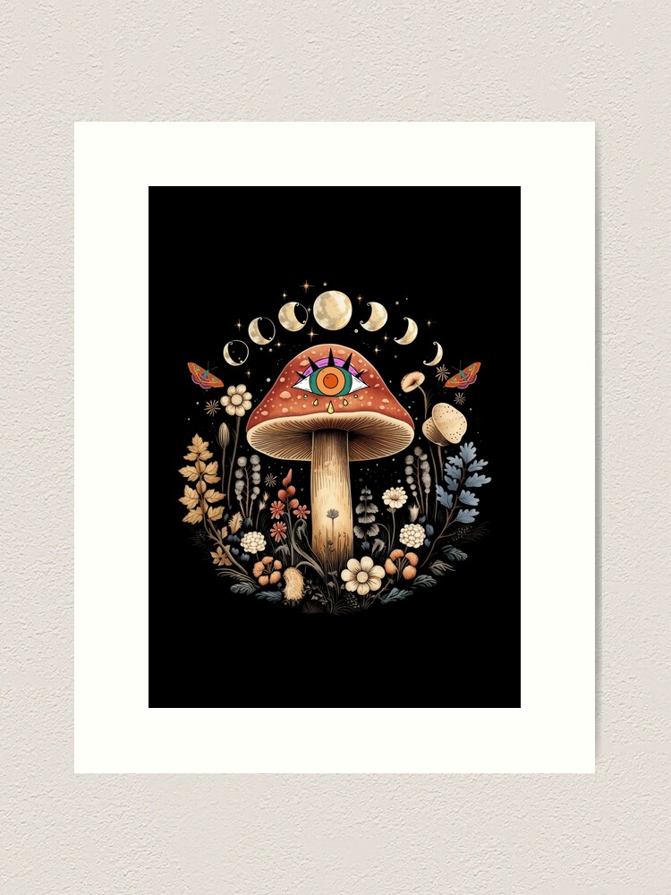 Buy hippie mushroom wall art for $3.00 - 3D model on Thangs