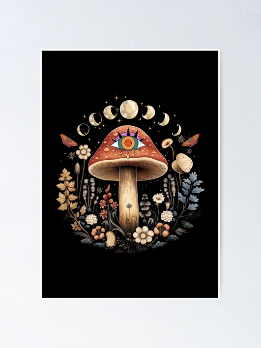 mushroomページ Underglaze Transfer, Ceramic Decal - Mushroom | Sanbao