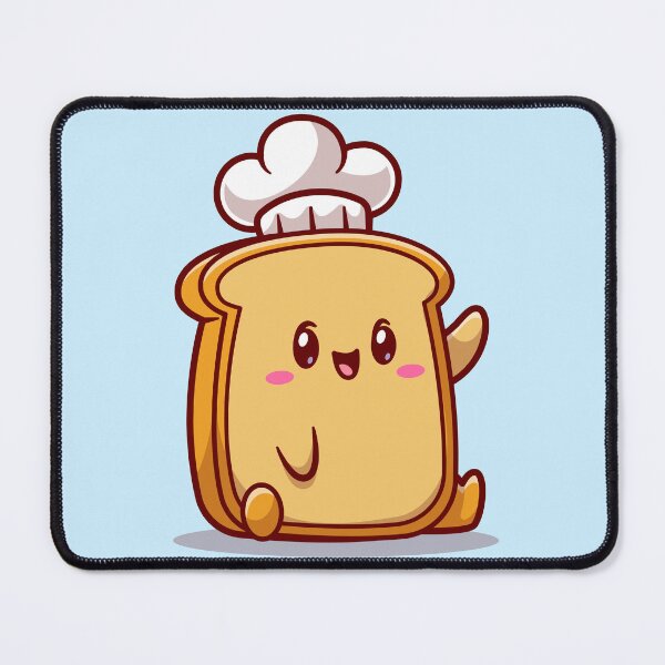 Item preview, Warm Welcome from the Bread Chef: Cute Cartoon Vector Illustration designed and sold by hjian8219.