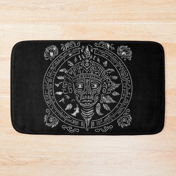 Item preview, Aztec and Mayan calendars abstact art, Aztec Warrior designed and sold by TheMusicSpot.