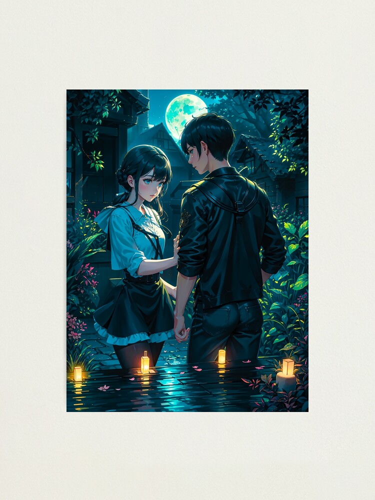 Torii Forest Moonlight Starry Night Live Wallpaper - MoeWalls